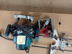 Makita RP1801 router, 240v and box of bits