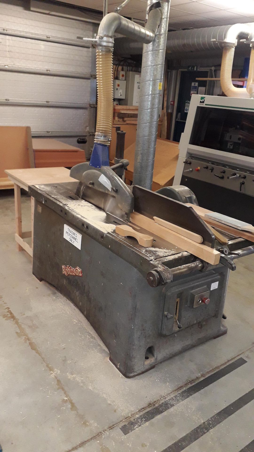 Robinson EB/T 32" Circular Table Saw, S/N 157 – To Be Disconnected by a Qualified Tradesperson