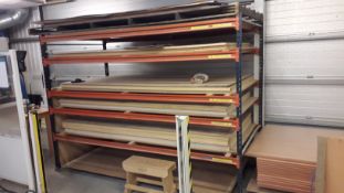 2x Bays Steel Boltless Pallet Racking – Contents Excluded