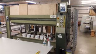 ORMA NPC 6/120 120t Hydraulic Hot Press (2001) S/N 65140101 – To Be Disconnected by a Qualified