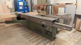 Altendorf F-45 Sliding Table Panel Saw (1989) S/N 89-3-303 – To Be Disconnected by a Qualified