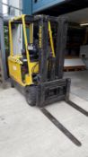 Hyster E3.20XM Electric Fork Lift Truck (2002), Serial number F108A05401Z with 12,290 recorded