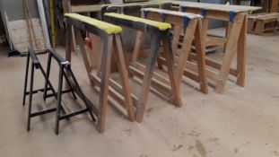 6 x Timber Trestles (Located on 1st Floor)