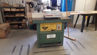 Wilson FM Spindle Moulder with Maggi Steff 2034 Power Feed Unit – To Be Disconnected by a