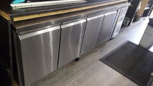 Polar G598 Stainless Steel Commercial 4 Door Undercounter Freezer 2250(w)x700(d) Serial Number