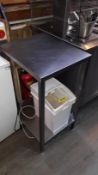 Stainless Steel In-Fill Prep Table with Shelf Under 460(w)x560(d) (Contents Excluded)