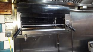 Lincat Stainless Steel Commercial Gas Range Salamander Grill 750(w) with Wall Mounted Stainless