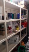 Various Glassware, Consumables, Cleaning Products - Located on 1st Floor. Contents may differ to