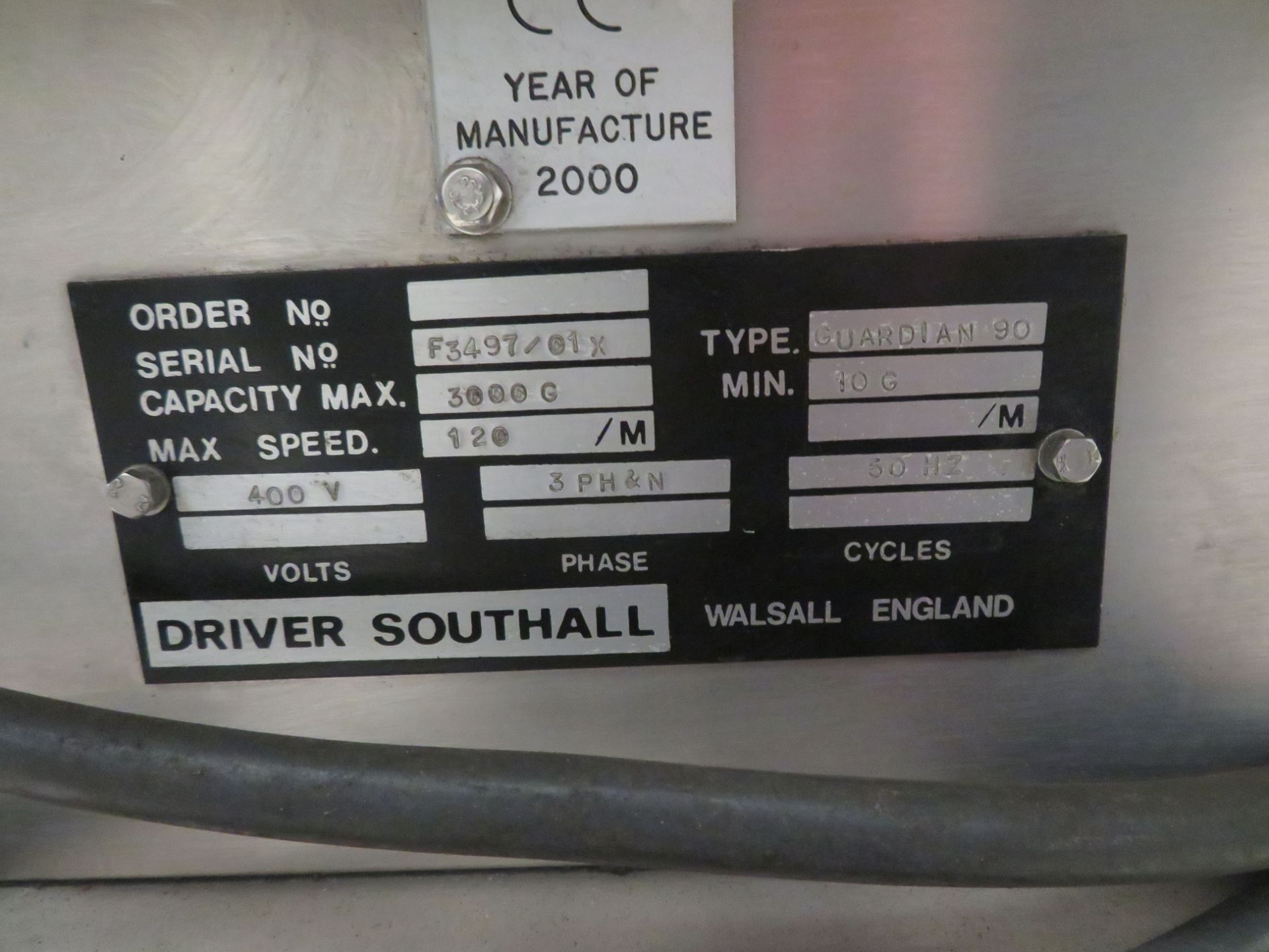 Driver Southall Check Weigher - Image 4 of 4