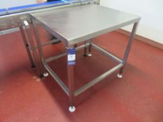 Stainless Steel Prep Tables 1000 x 800 x 970mm