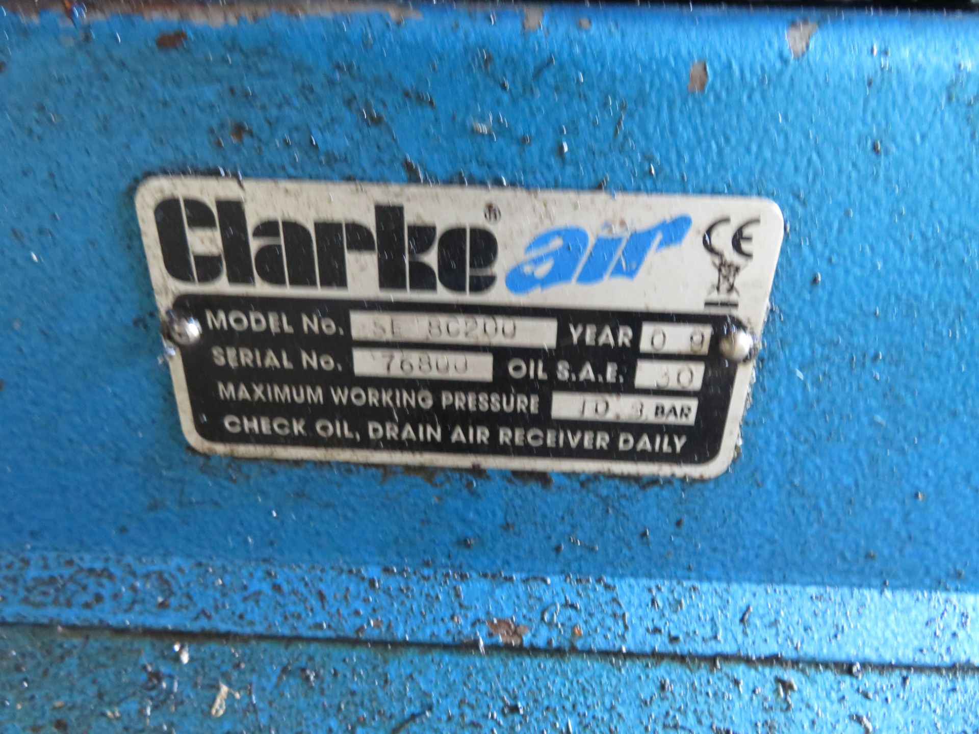 2x Clarke Air Receiver Mounted Compressors - Image 5 of 5