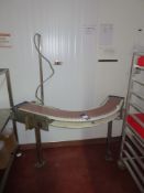 90° Conveyor Approx. 1m x 1m with 190mm wide belt