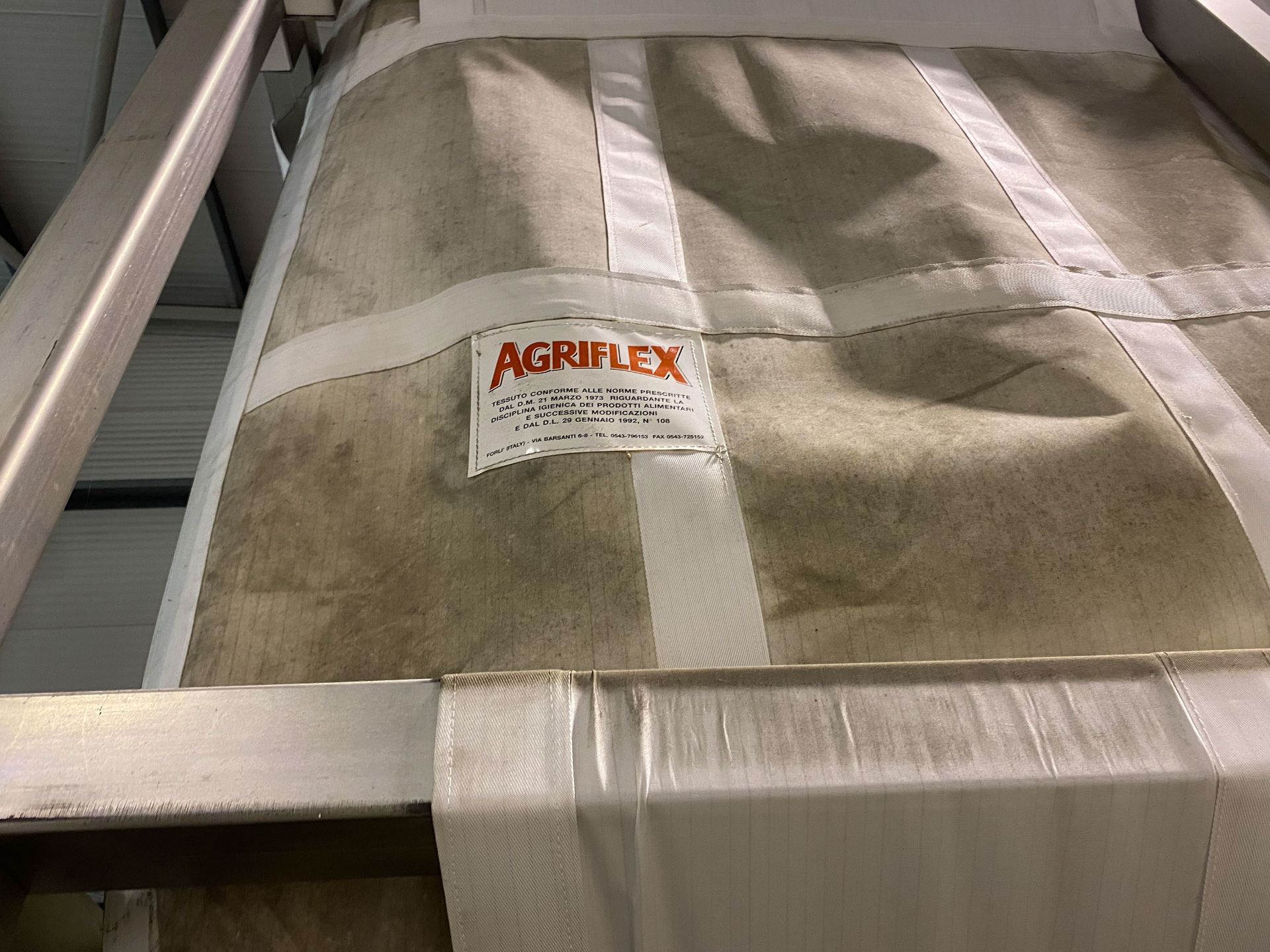 2x Agriflex Aluminium Framed Fabric Flour Silos - Image 2 of 7