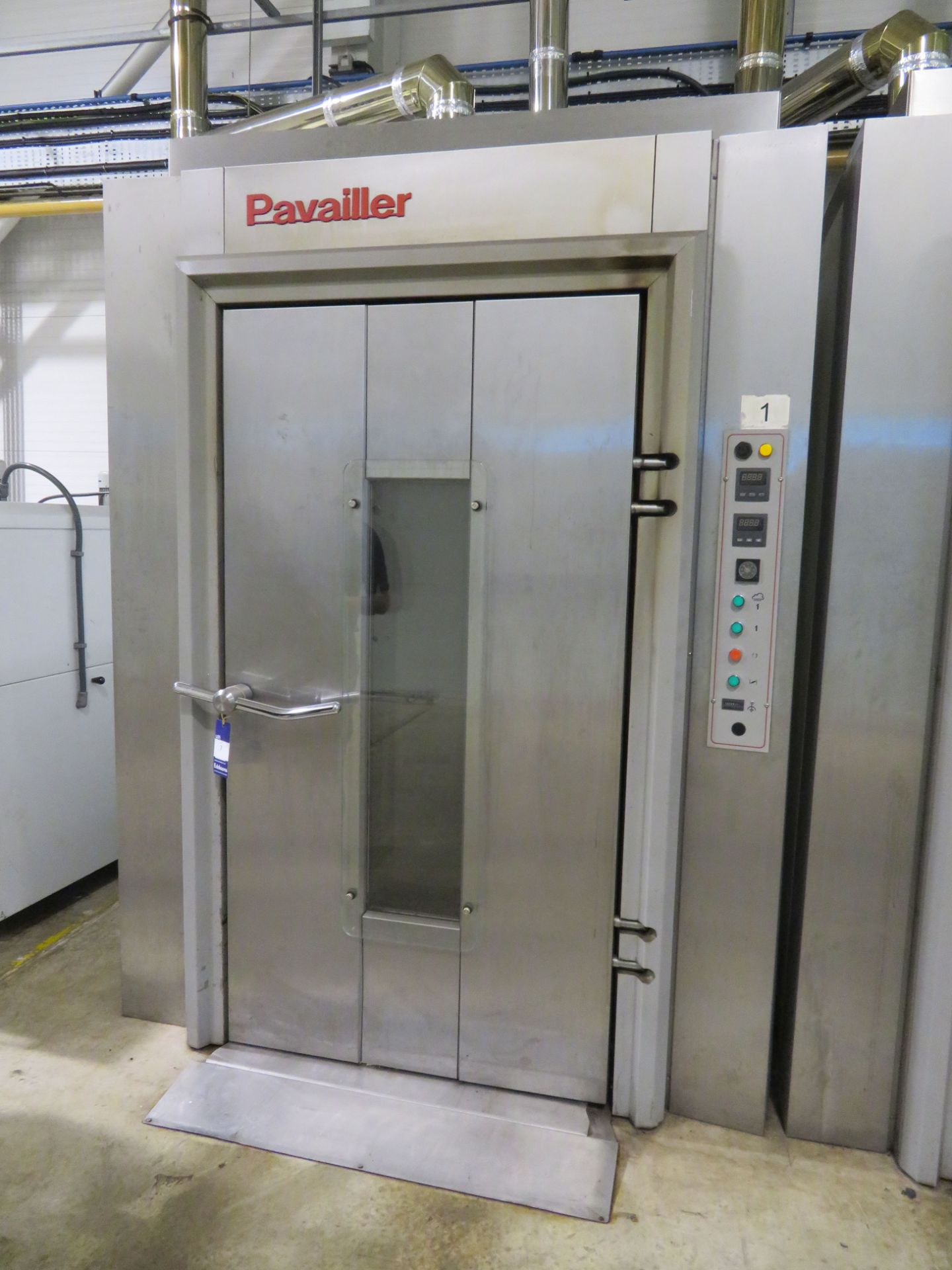 2011 Pavailler Type FM3A PD M/G 80 x 100 Rotary Gas Baker's Oven