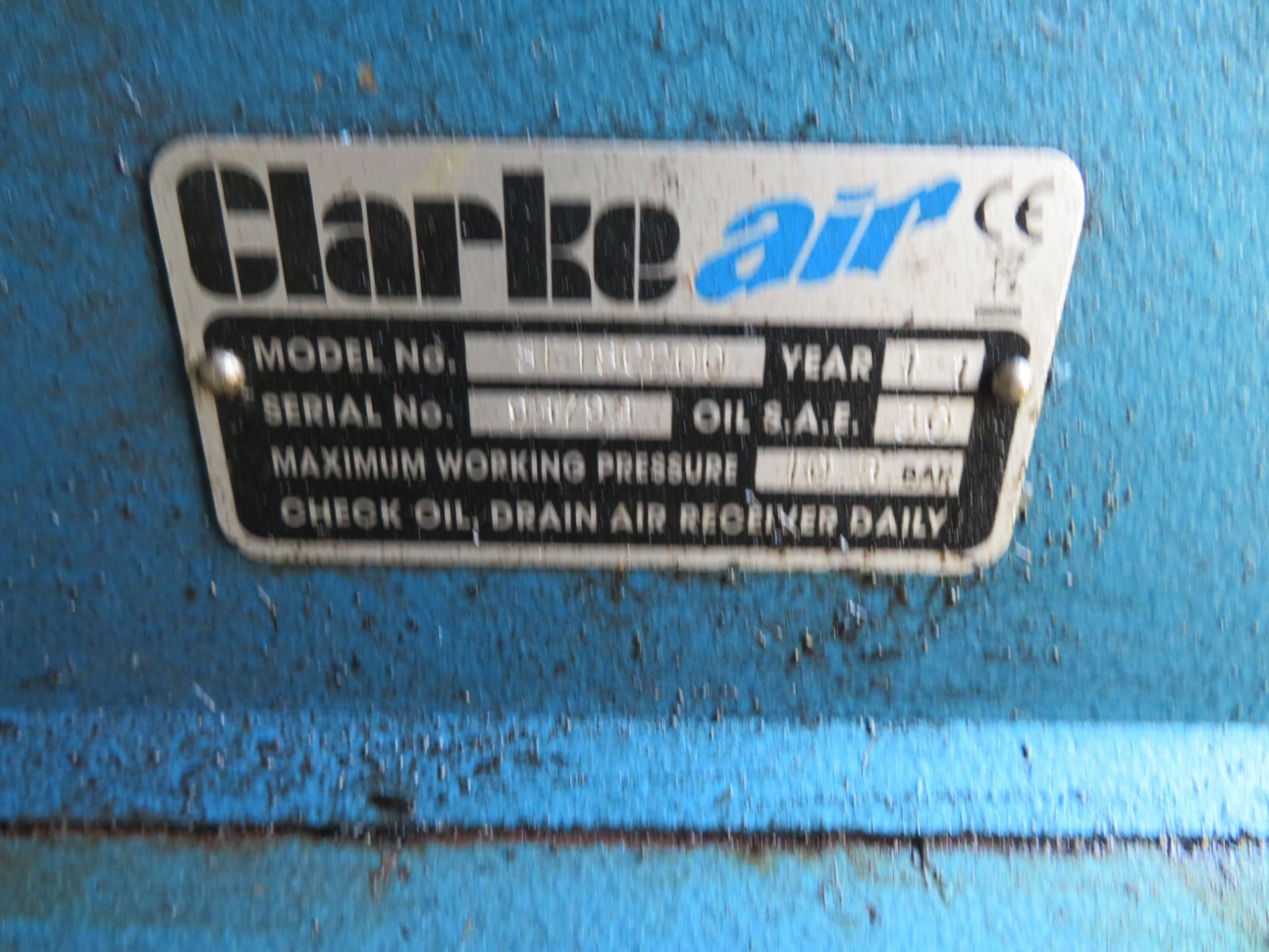 2x Clarke Air Receiver Mounted Compressors - Image 3 of 5