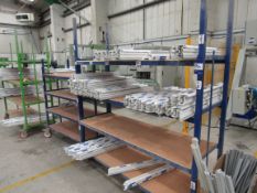 3 x multi tier stock trolleys (contents not includ