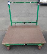 Large flatbed trolley