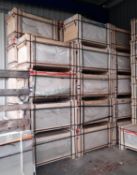 29 x crates of great wall glass clear tempered low