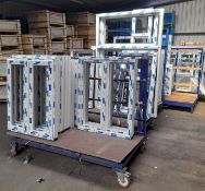 5 x stock trolleys to include assortment of window