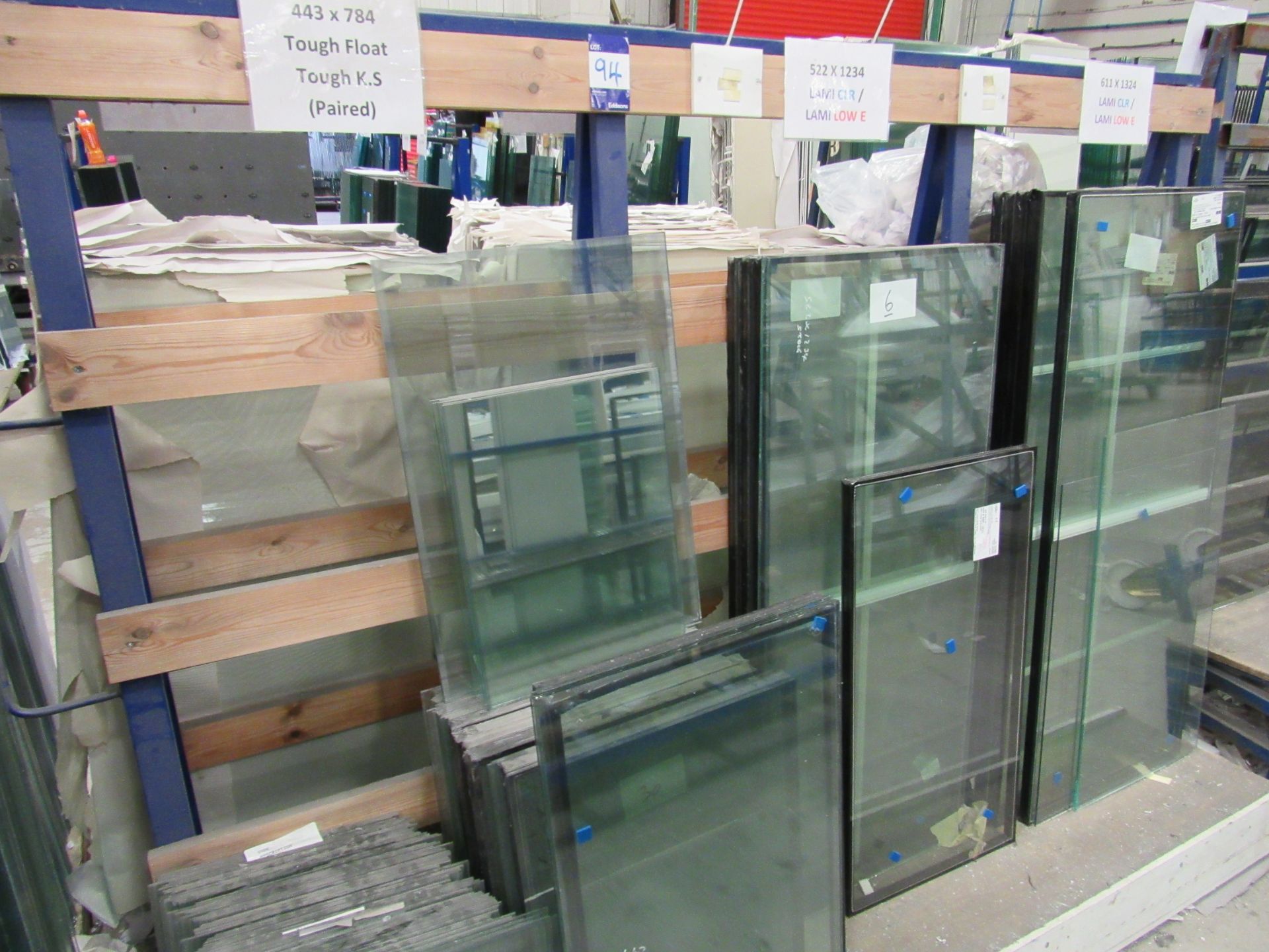 Quantity of various glass sheets and double glazed - Image 2 of 3