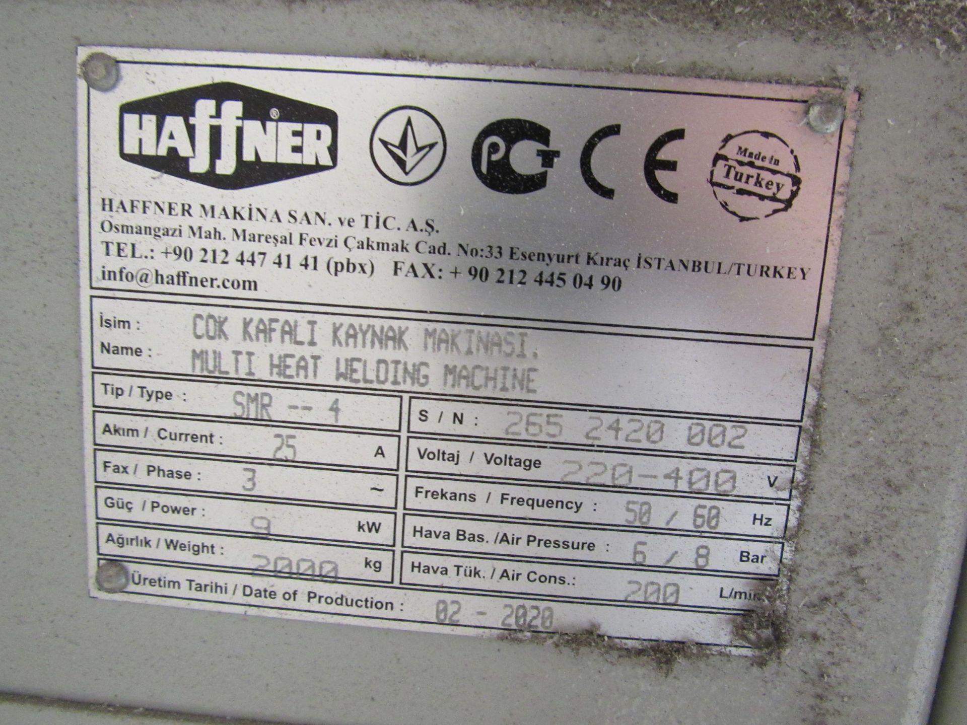 Haffner SMR-4 head Automatic inline welder, Serial - Image 5 of 6