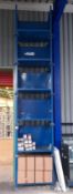 6 x open fronted stackable steel stillages 600x910