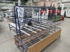 4 x mobile sheet trolleys (stock not included)