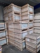 28 x crates of great wall glass obsure rain-small