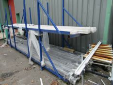 Quantity of UPVC Profile and too 2 stillages, Stil