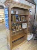 Pine 5 tier shelf unit