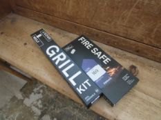 Wolf Grill kit and fire safe