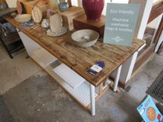 Rustic table 1800mm x 610mm