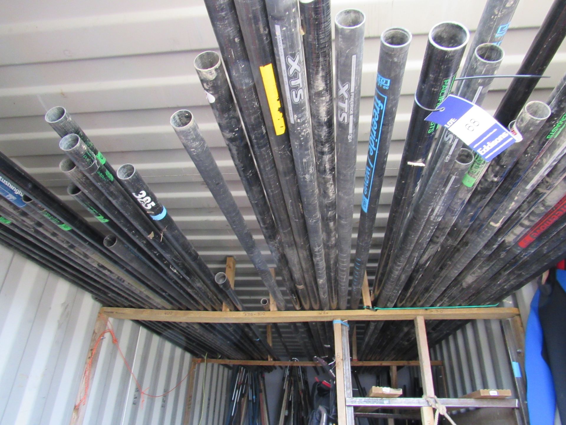 Approx 44 various sized wind surfing mast poles - Image 2 of 2
