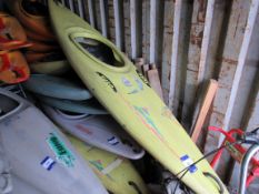 6 Various Kayaks inc 2 sunbeam, 3 Cochots and Euro Kayak