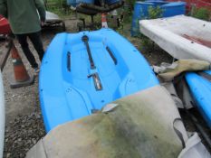 RS Quba Dinghy with launching trolley