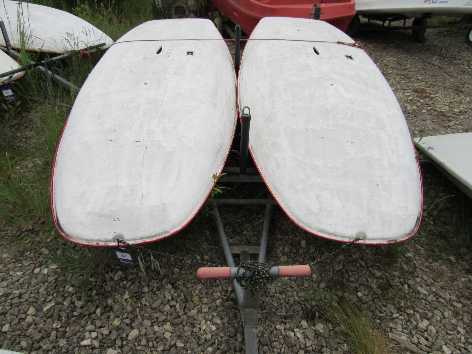 2 TOPPER BOATS with Trailer Asset Number W8020