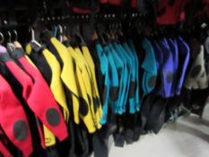 40 Wet suits