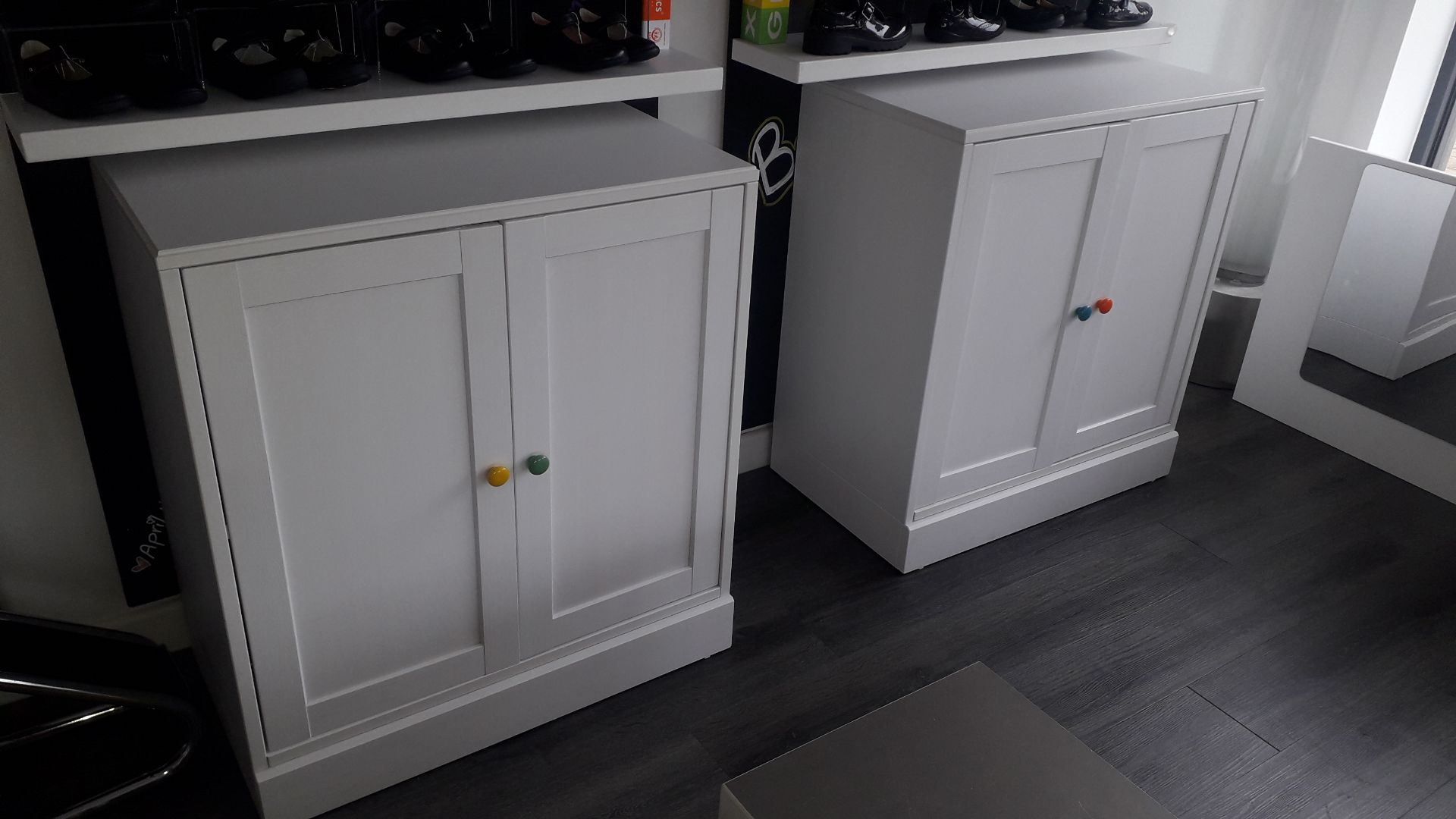4 x Twin Door Ikea cabinets – contents excluded