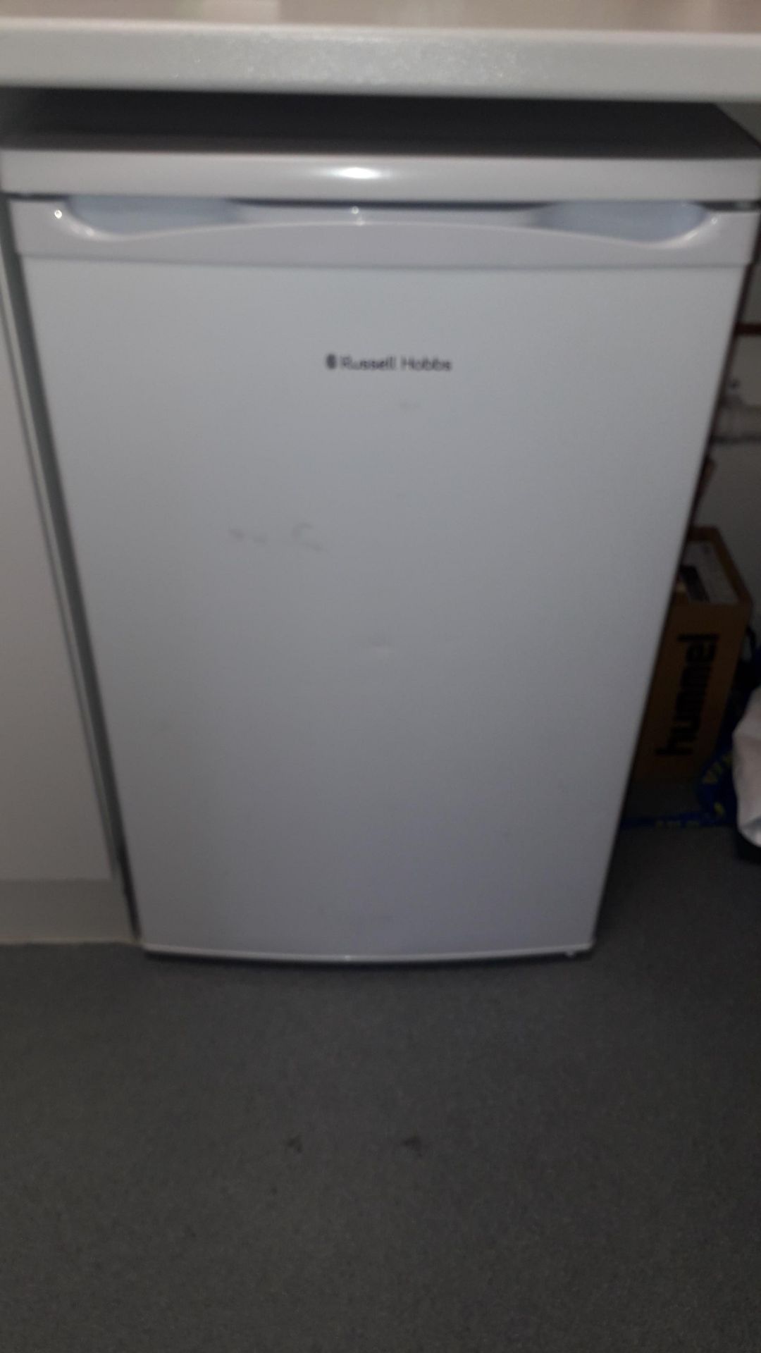 Kitchen sundries to include Russell Hobbs RHUCLF2W larder refrigerator, Russell Hobbs microwave, - Image 2 of 7