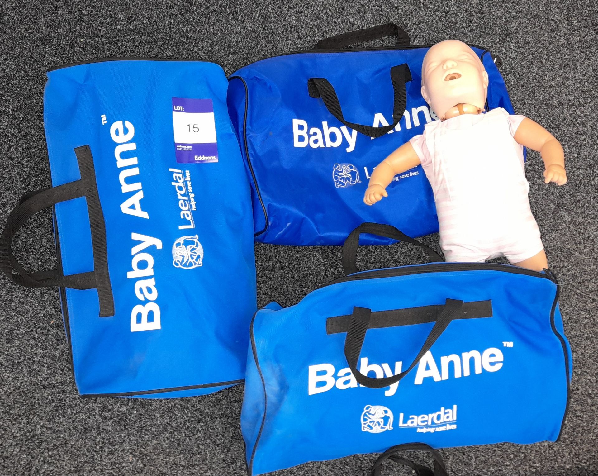 3 x Laerdal Baby Anne Training Manikins