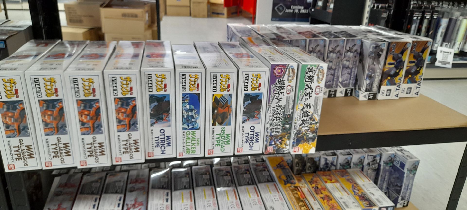 Contents of Racking to Include Various Bandai Plastic Model Kits Including Bolt Gundam, Bleach and - Bild 4 aus 8