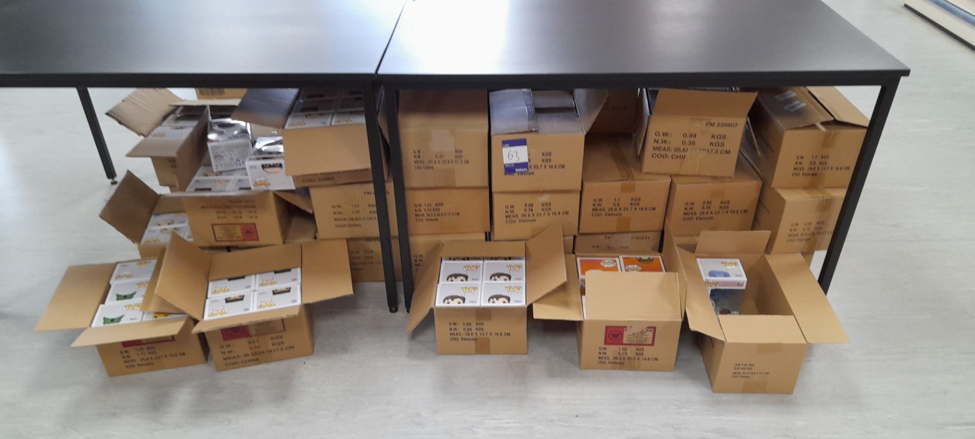 Quantity of various Funko POP figures to boxes (Quantities subject to Change, TBC 20/06/23)