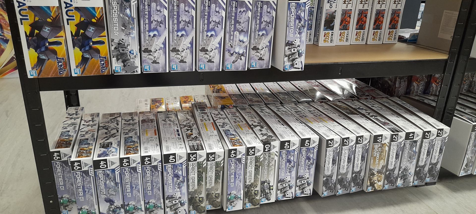Contents of Racking to Include Various Bandai Plastic Model Kits Including Bolt Gundam, Bleach and - Bild 8 aus 8