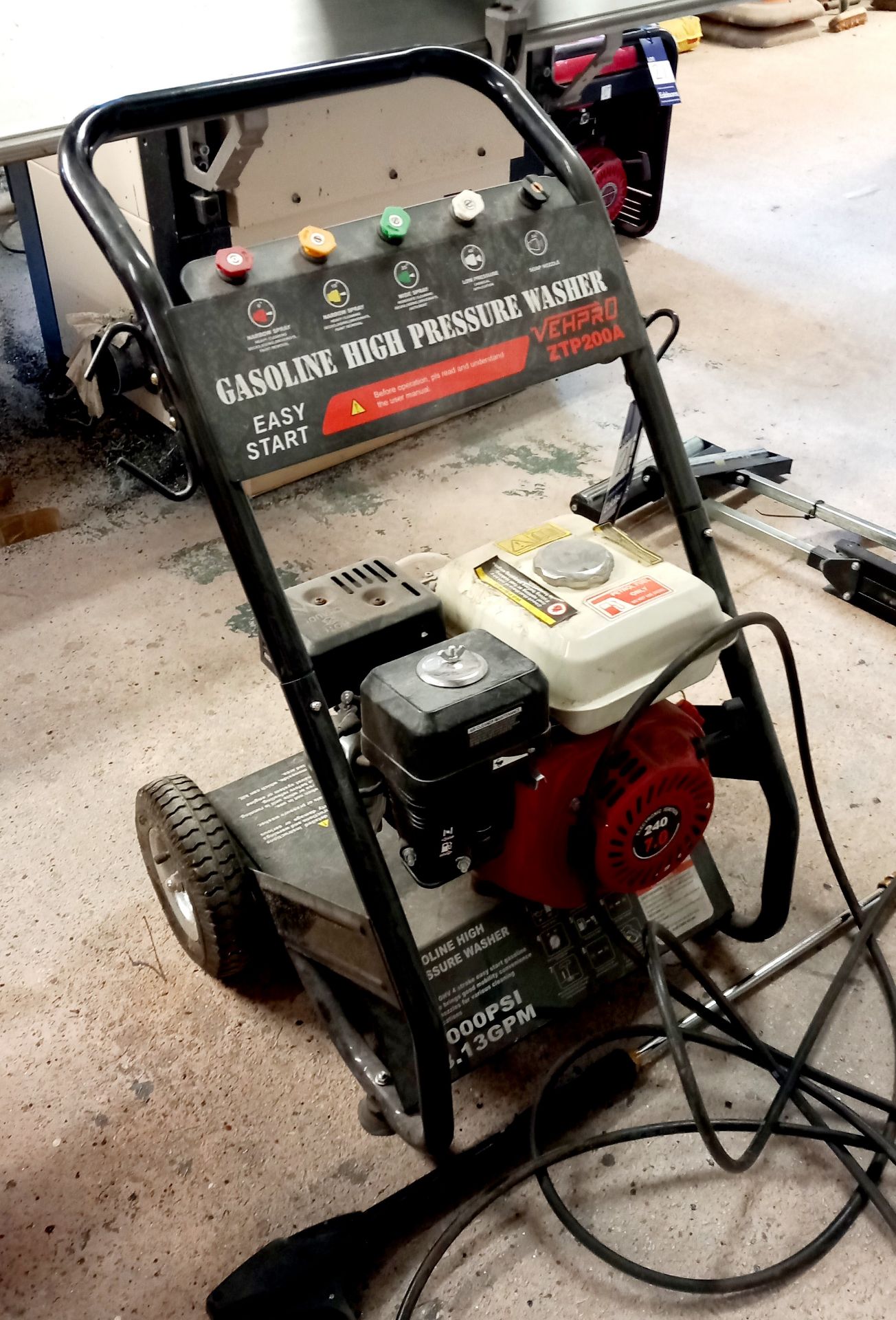 VEH Pro ZTP 200A Petrol Power Washer - Image 2 of 2