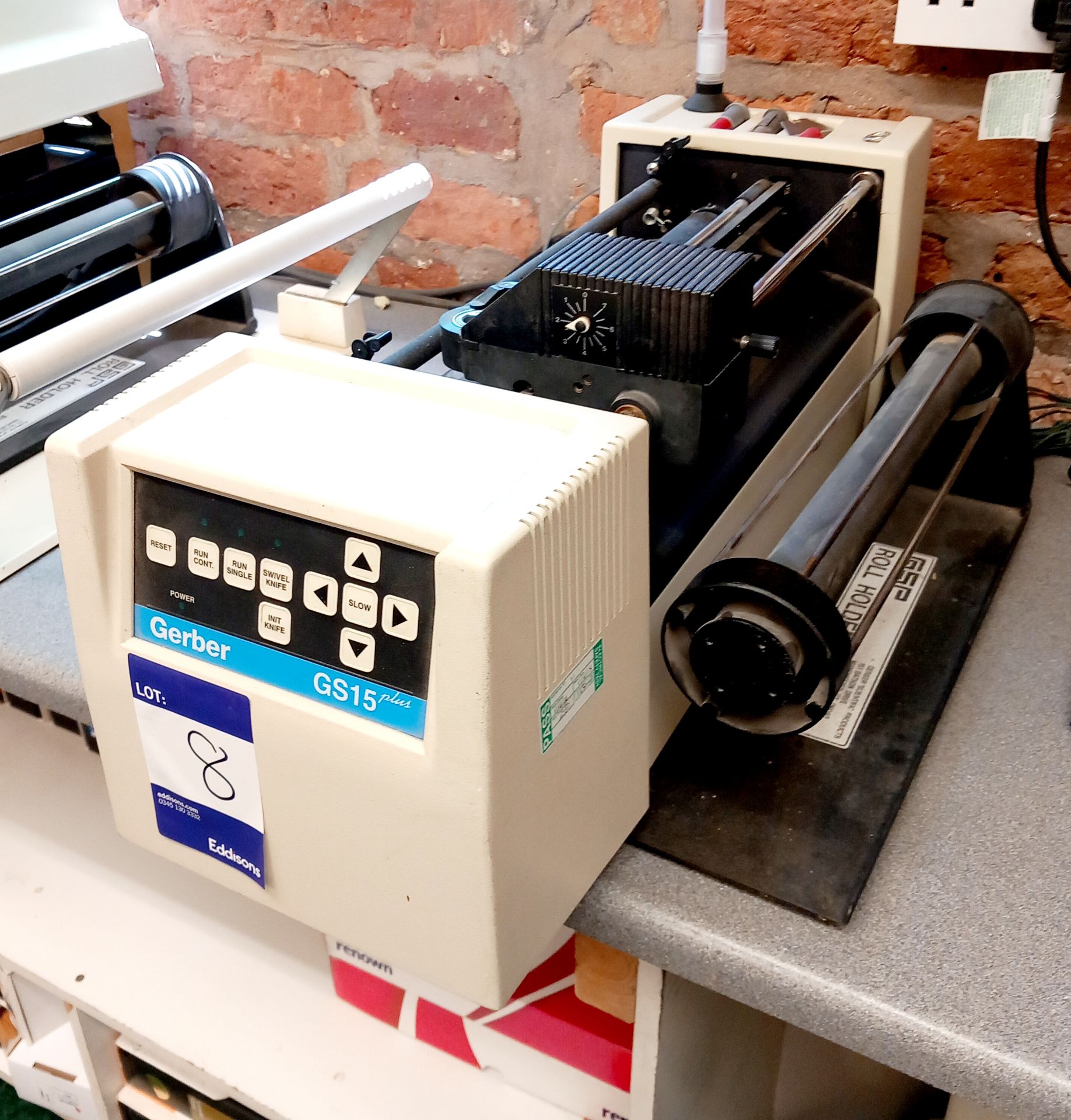 Gerber Edge Vinyl Thermal Graphics Printer & GS-15 Plotter & Foil Stock - Image 2 of 4