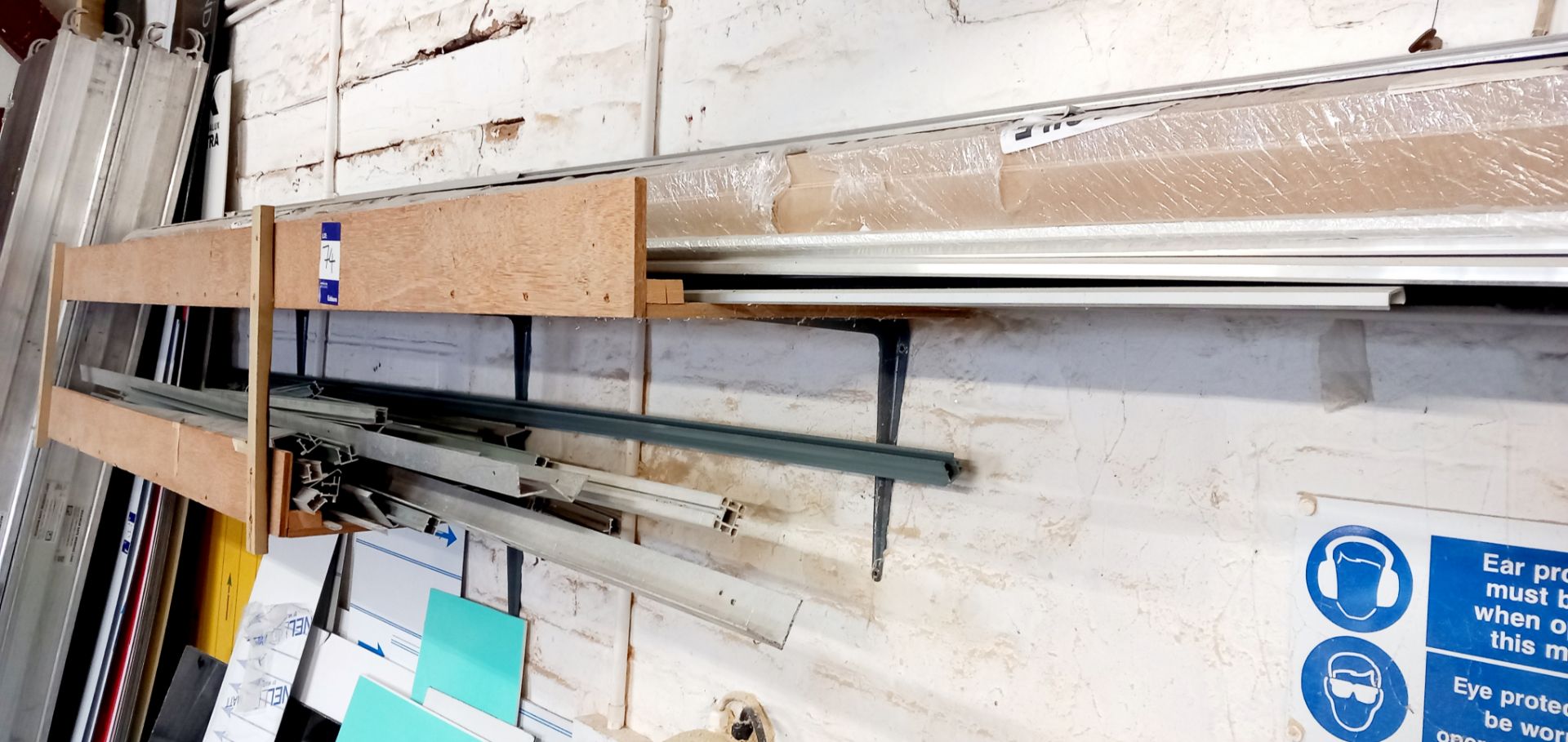 Quantity of metal profile to 2 x shelves - Image 3 of 3