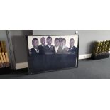 ‘Pele’ Photo Montage Wood Frame 53x103m
