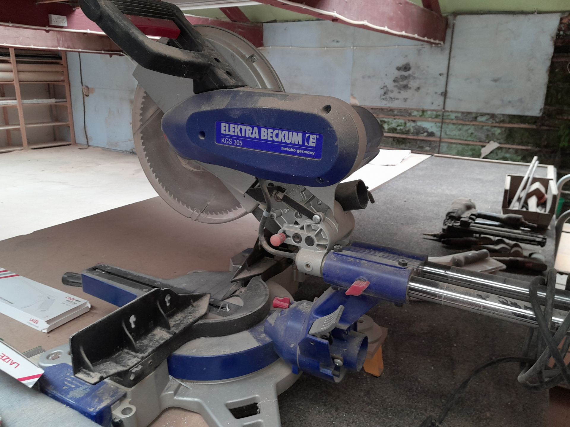 Elektra Beckum KGS305 Slide Compound Mitre Saw - Bild 5 aus 6