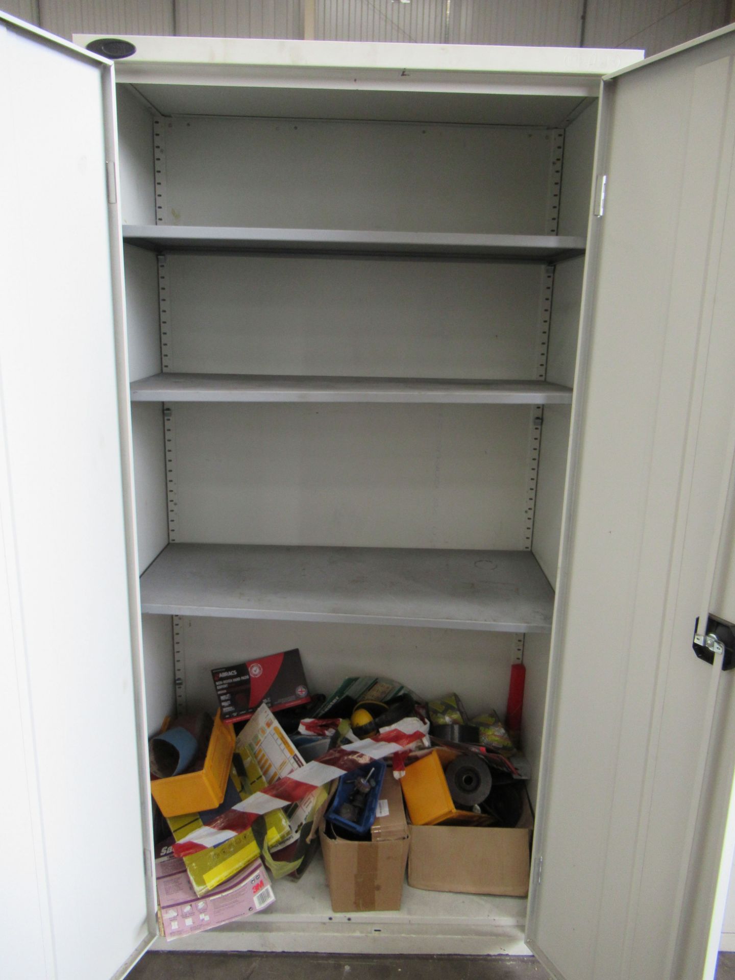 4x Metal Storage Cabinets & Contents. - Image 2 of 5