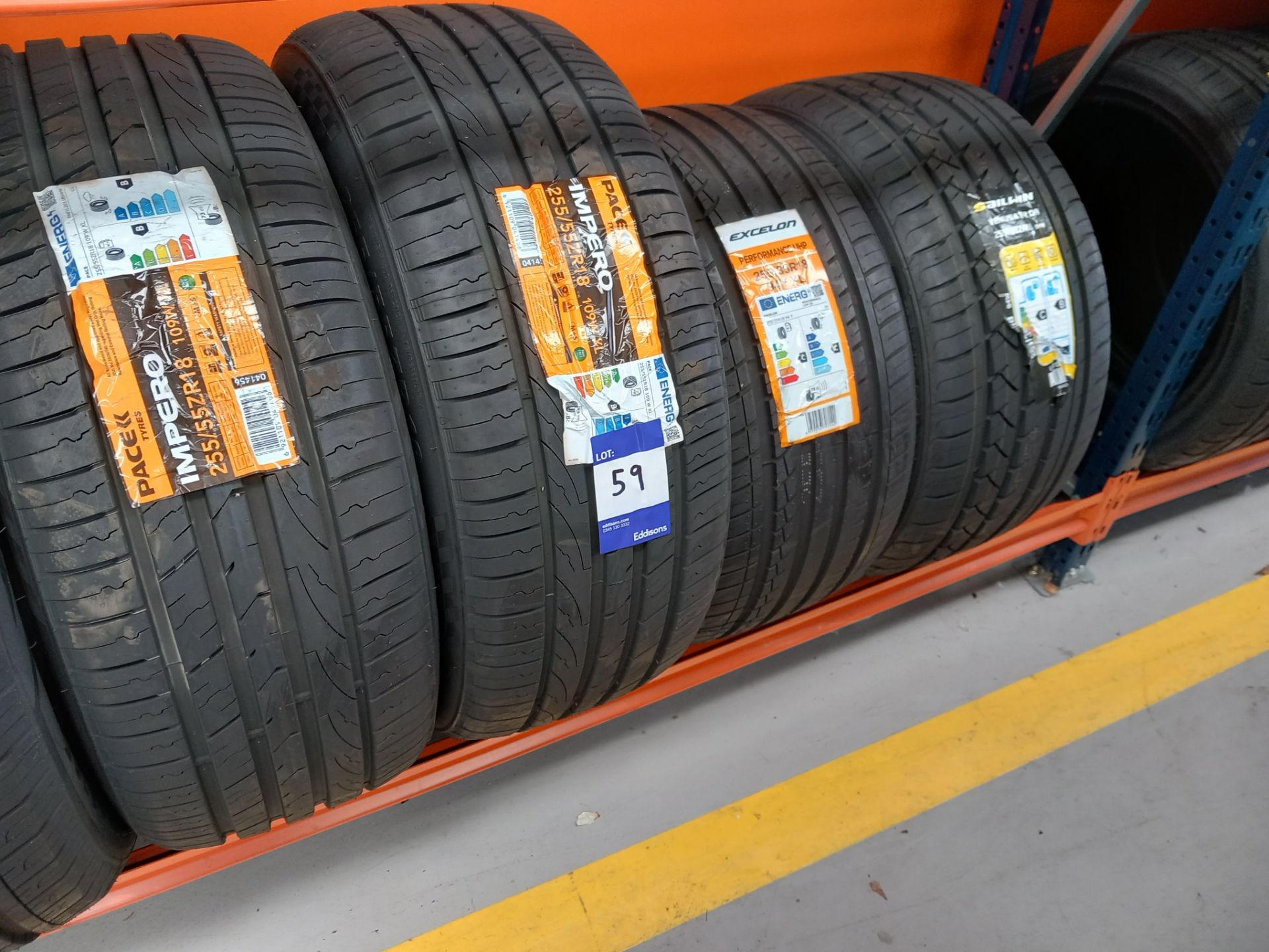 2 Pace 255/55 18 tyres - This is a Composite lot made up of Lots 1 - 96 inclusive. At the end of the